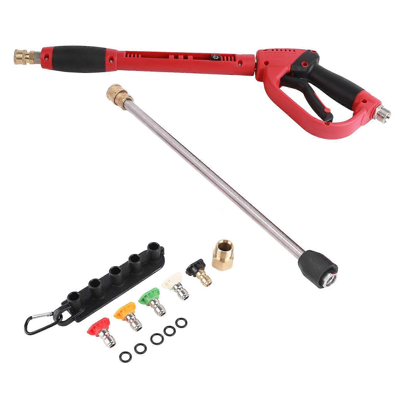 High Pressure Washer with Extension Wand 5 Nozzle Tips 5200 PSI 8 GPM Water Flow Replacement for Generac