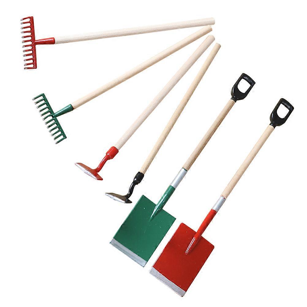 Miniature Farm Tools Doll House Scene Props for Micro Scene 10Sets