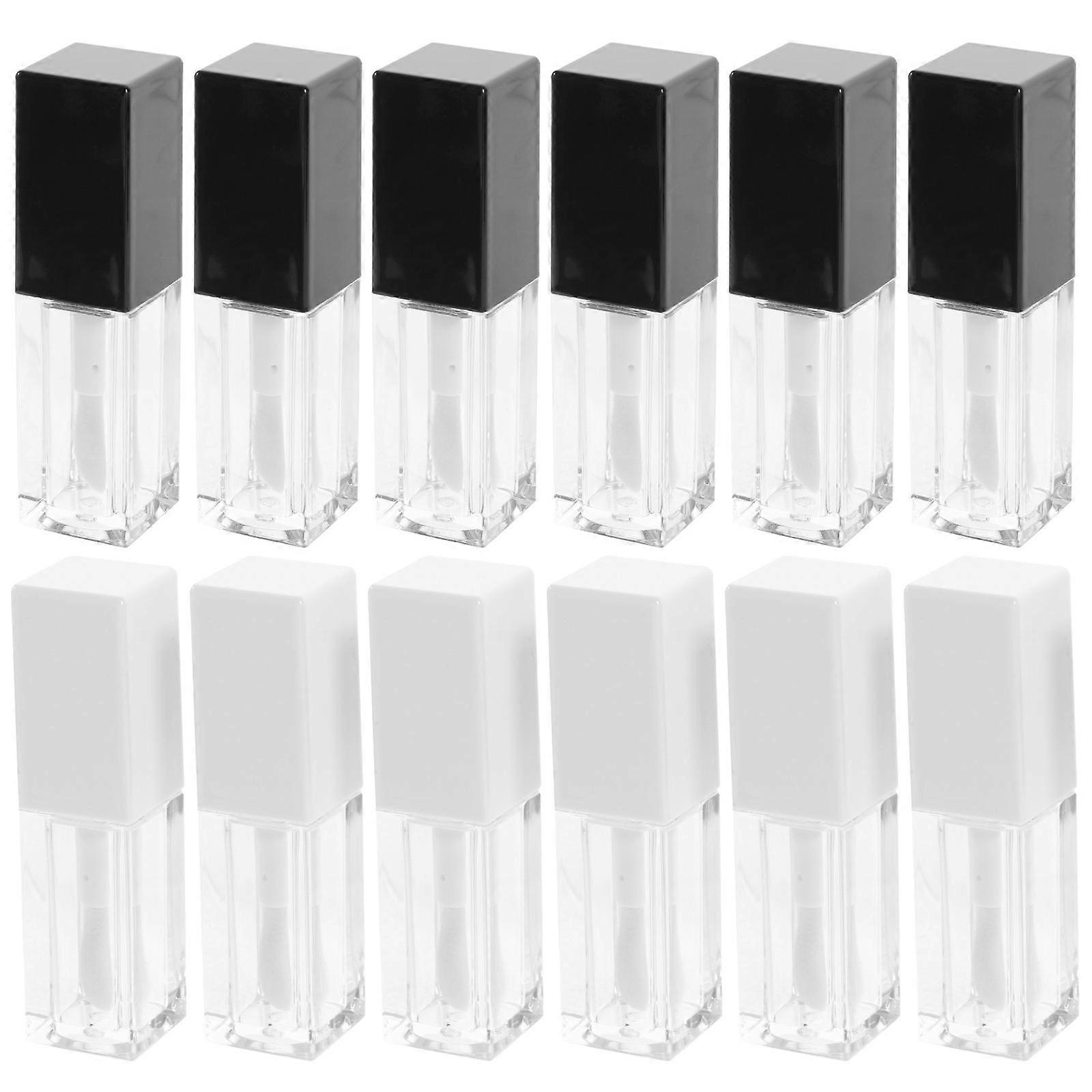 Refillable Lip Gloss Bottles 36 Pcs Lightweight Plastic Storage For Cosmetics Daily Use 5ml