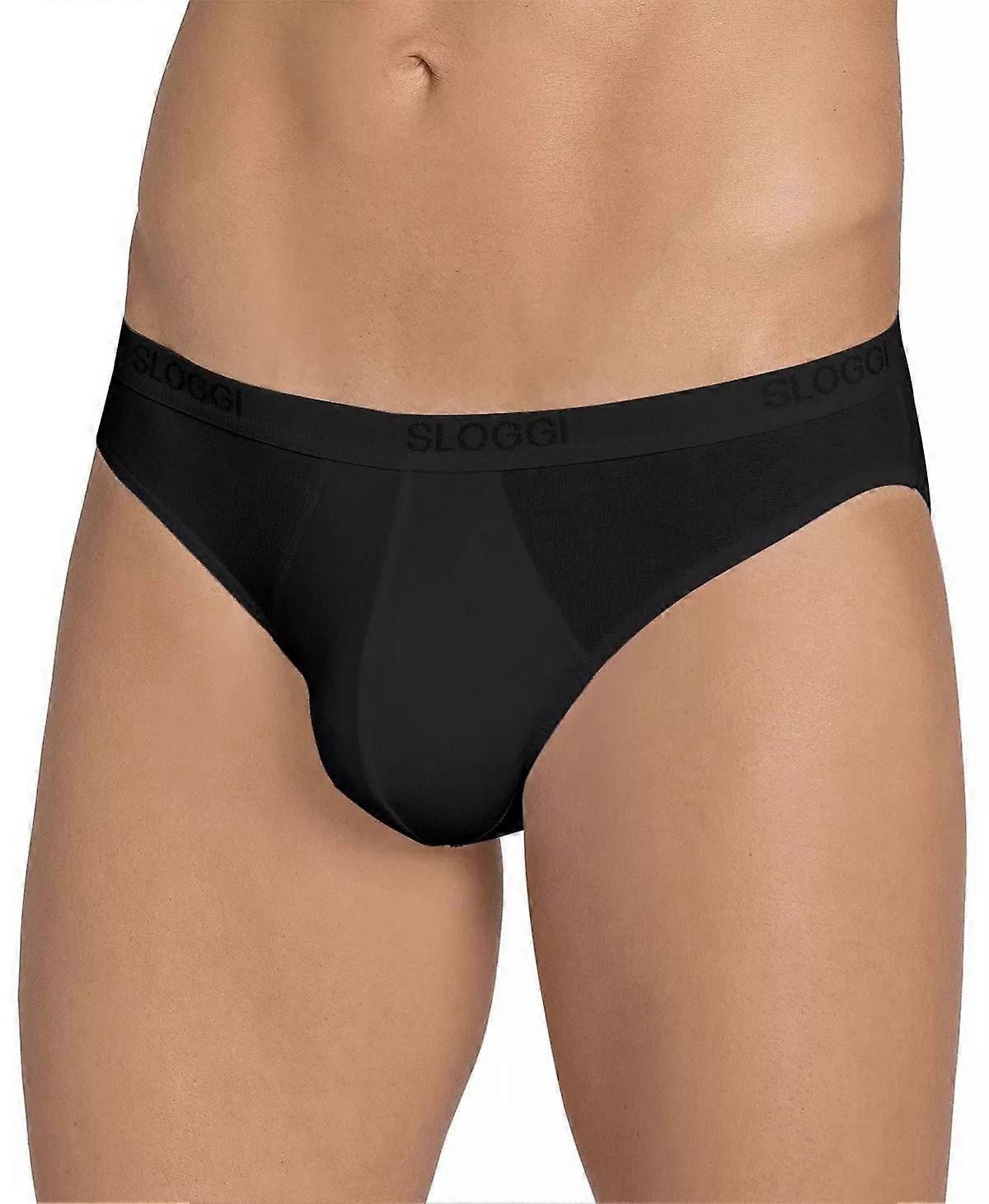 Sloggi Basic 2 Pack Mini Brief - Black