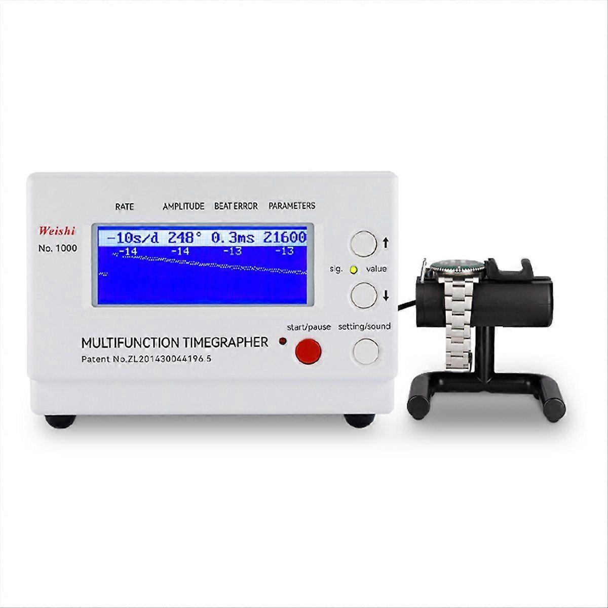 ,EU Plug,No.1000 Timegrapher Watch Testing Tool-White