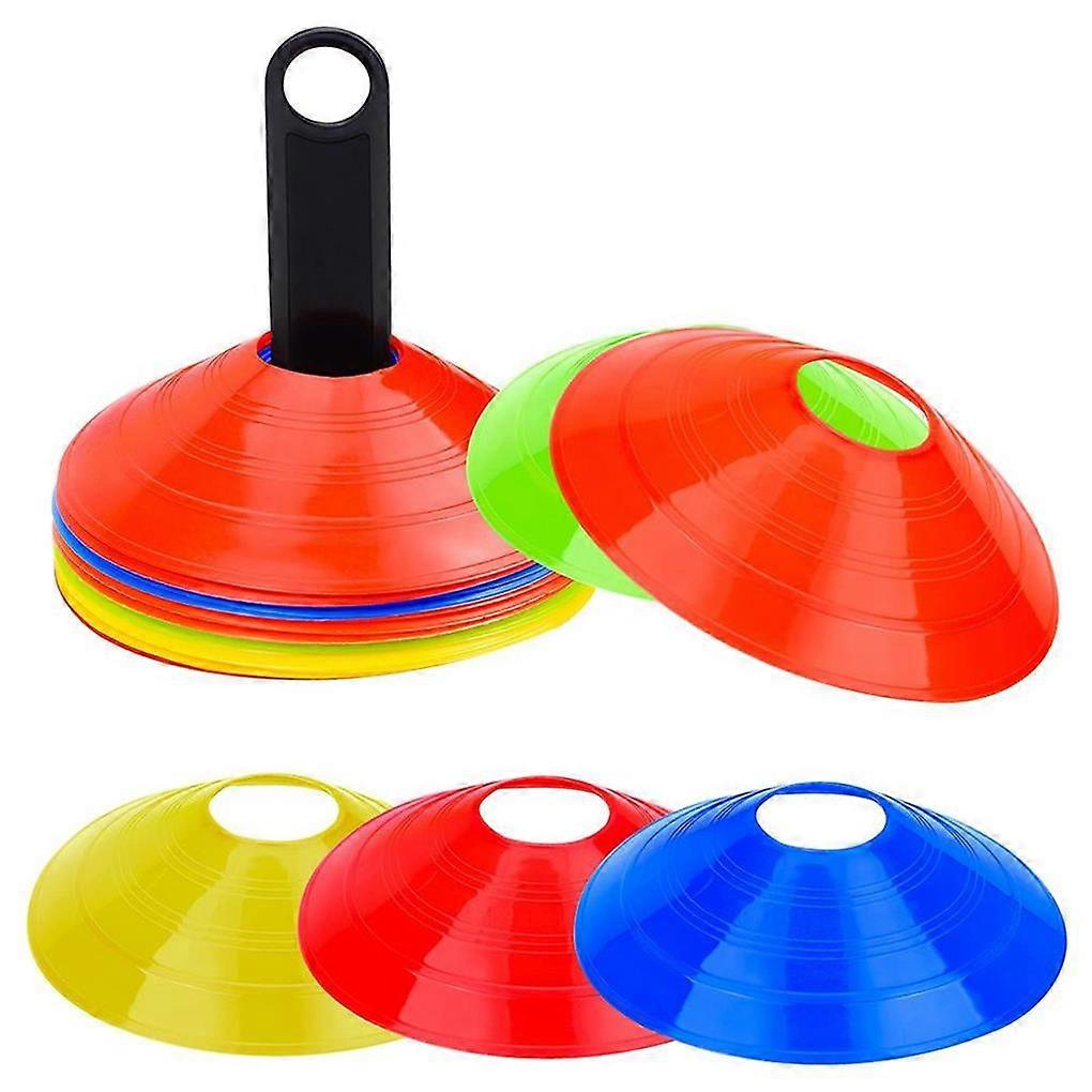 10piece Affordable Training Cone For Soccer Training In Different Colors Football Training Disc