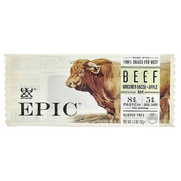 Epic Bar, Beef Bar, Uncured Bacon + Apple, 1.3 oz (37 g)