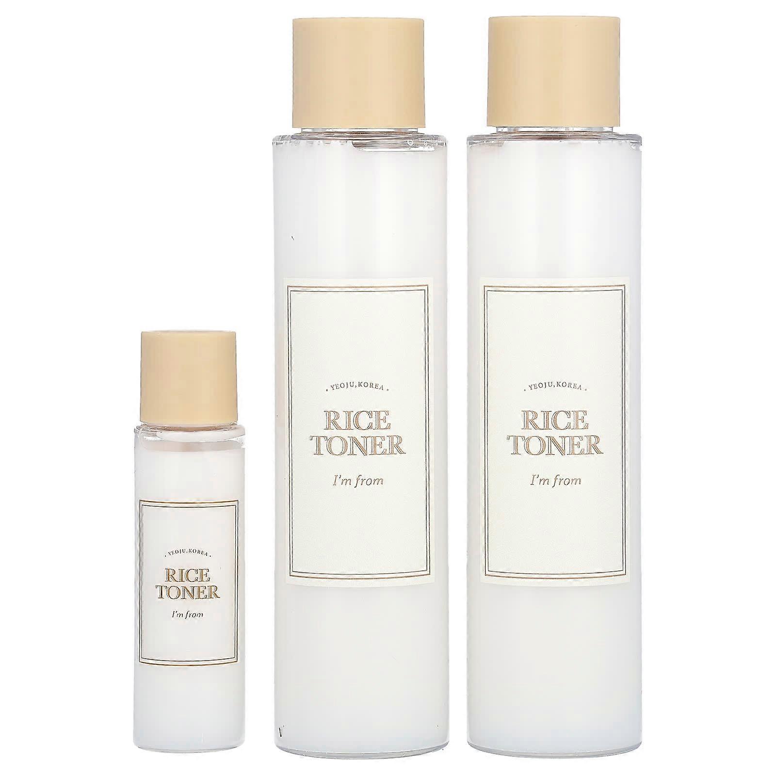 Rice Toner Special Set, 3 Pieces