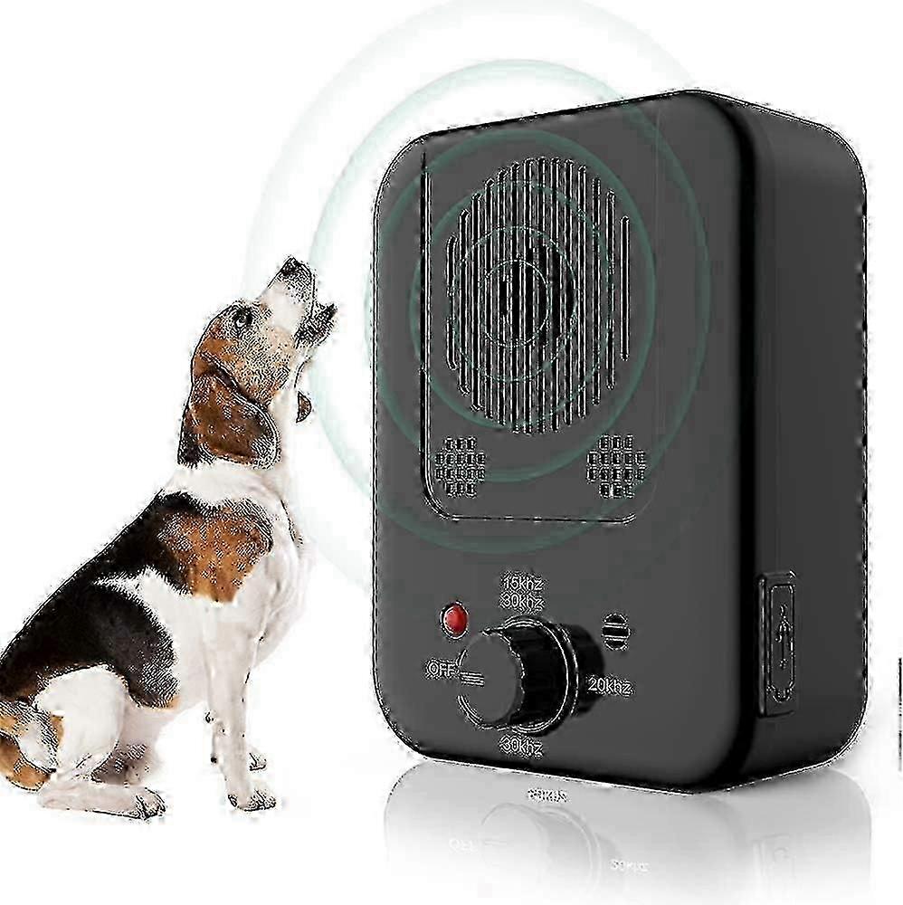 2025 New Dog Anti Bark Device Adjustable Frequency 3 Ultrasonic Anti Bark Device Dog Training Anti Bark For 25-26s