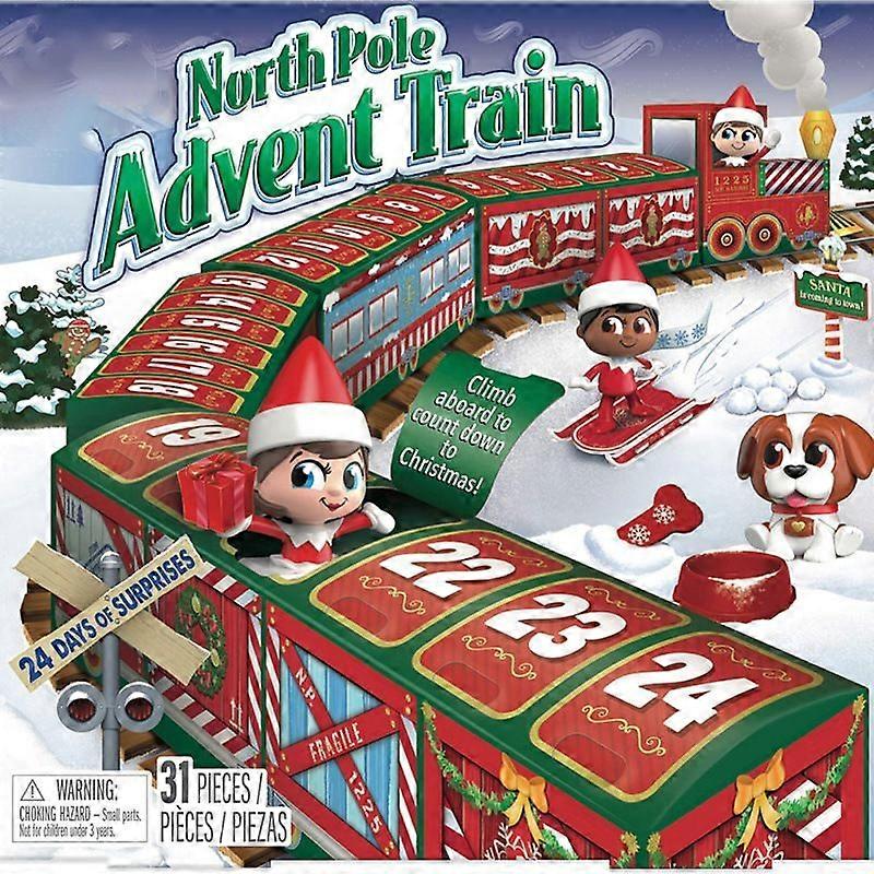 Christmas Train Advent Calendar 24 Days Countdown Surprise Blind Box