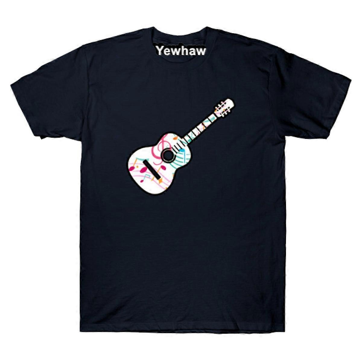 guitar and music notes T-shirt