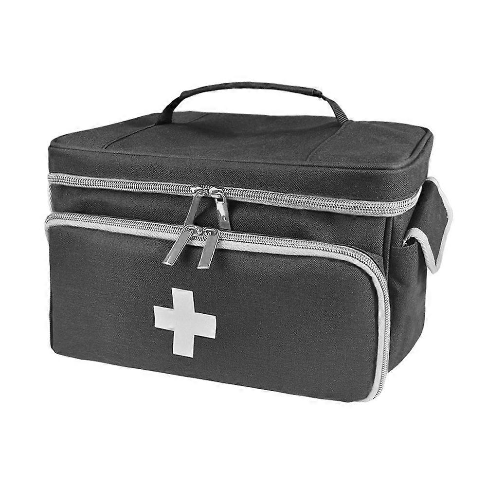 Medicine Storage Bag Empty Lockable Pill Bottle Organizer, C