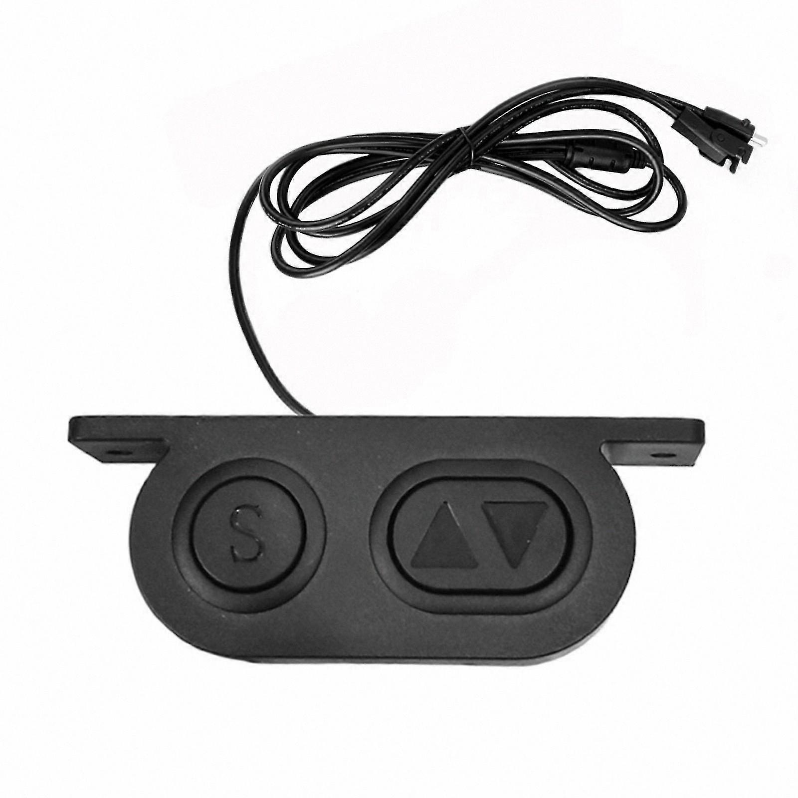 3-Button Electric Desk Lift Controller for Adjustable Beds and Workstations Handheld Control Switch with Easy Operation