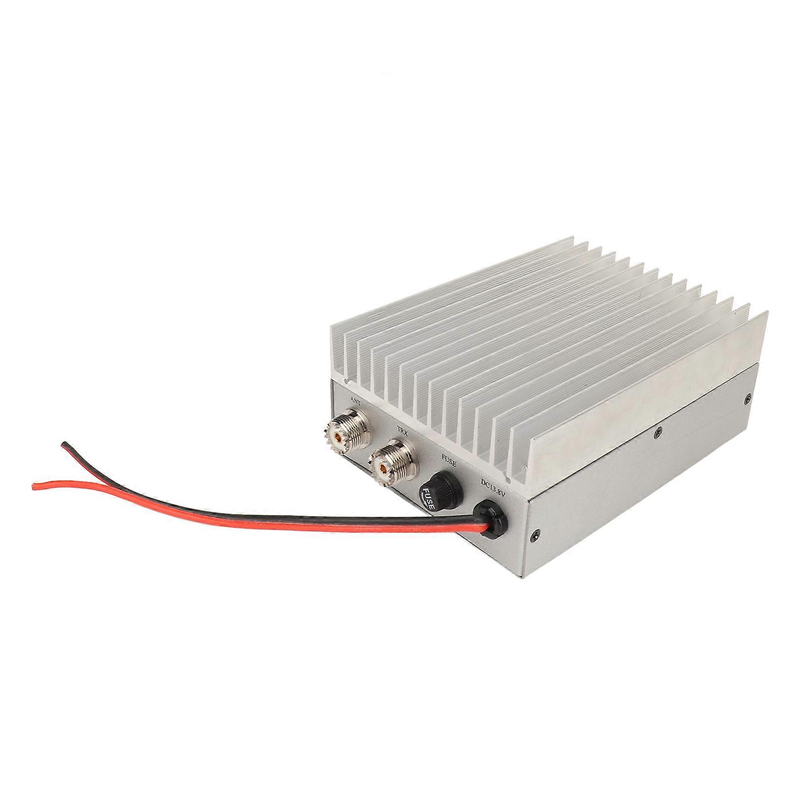 High Frequency Power Amplifier 400‑470MHz High Sensitivity Aluminum Alloy Power Amplifier 30W 15W Output DC13.8V 
