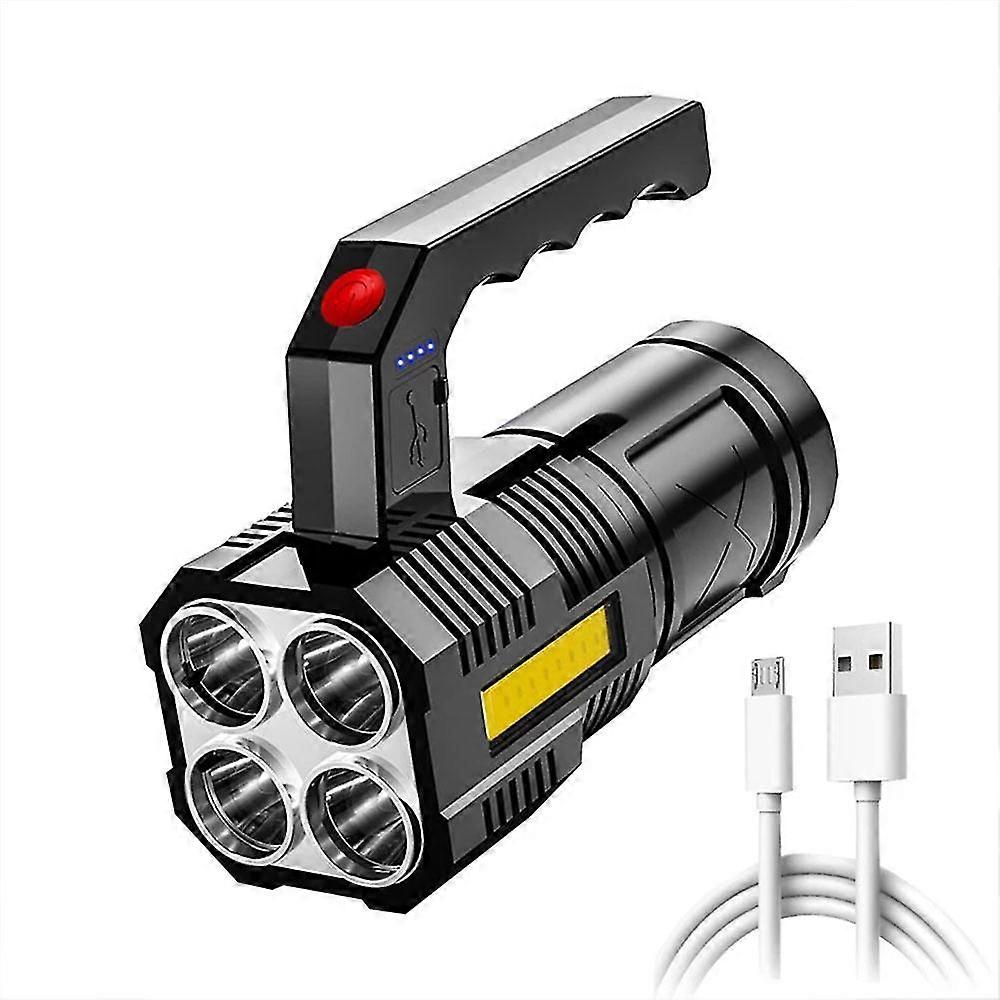 25-26 Bright Led Flashlight Usb Rechargeable