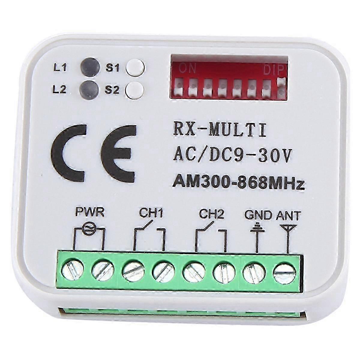 Garagentor-Fernempfänger 300-868 MHz universelles RX-Multifrequenzmodul
