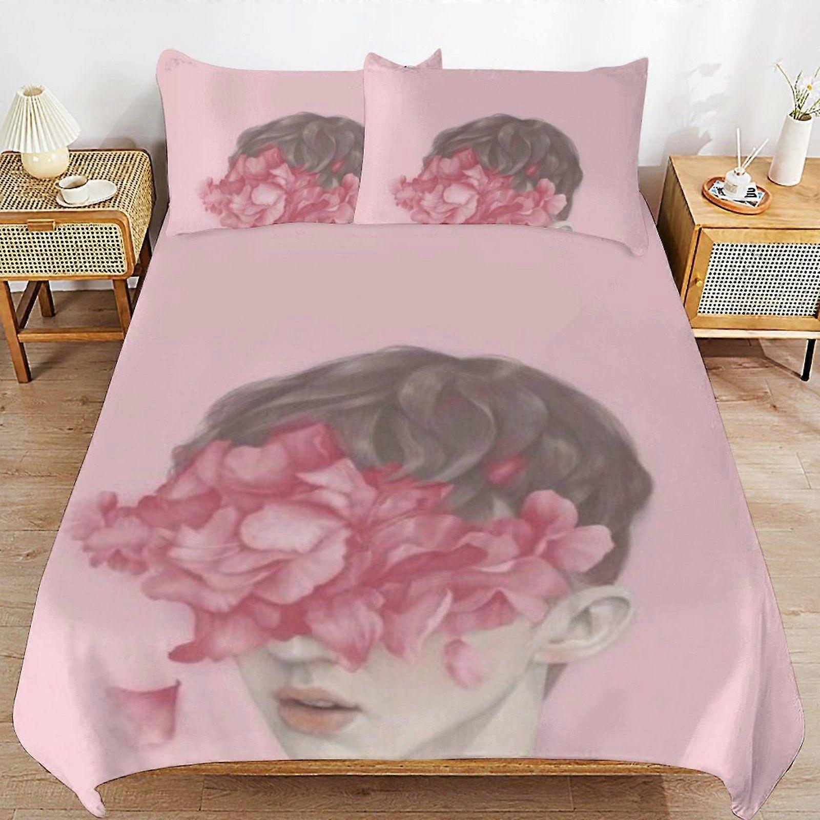 j259 Troye Sivan Thread Safe Comfort Handling Minimal Surface Zipper Fit Sleep Kit Duvet Cover Sets Support k259