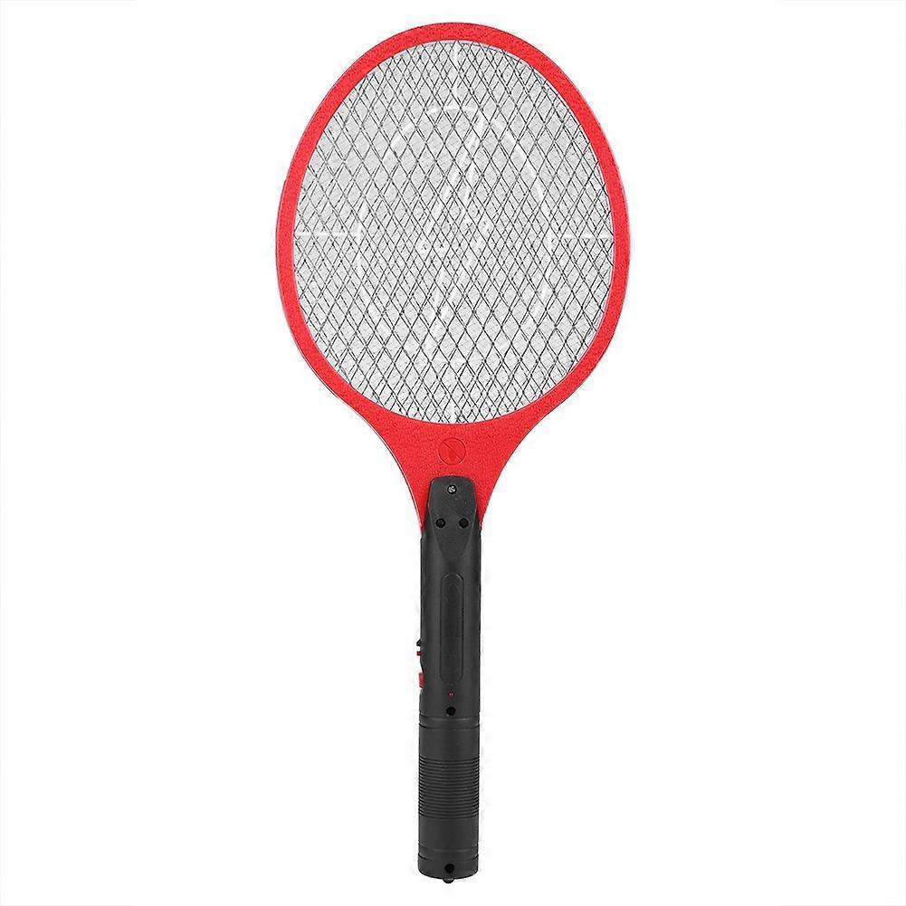 Cordless Rechargeable Electric Fly Mosquito Swatter Bug Zapper Racket Insects Killer Red