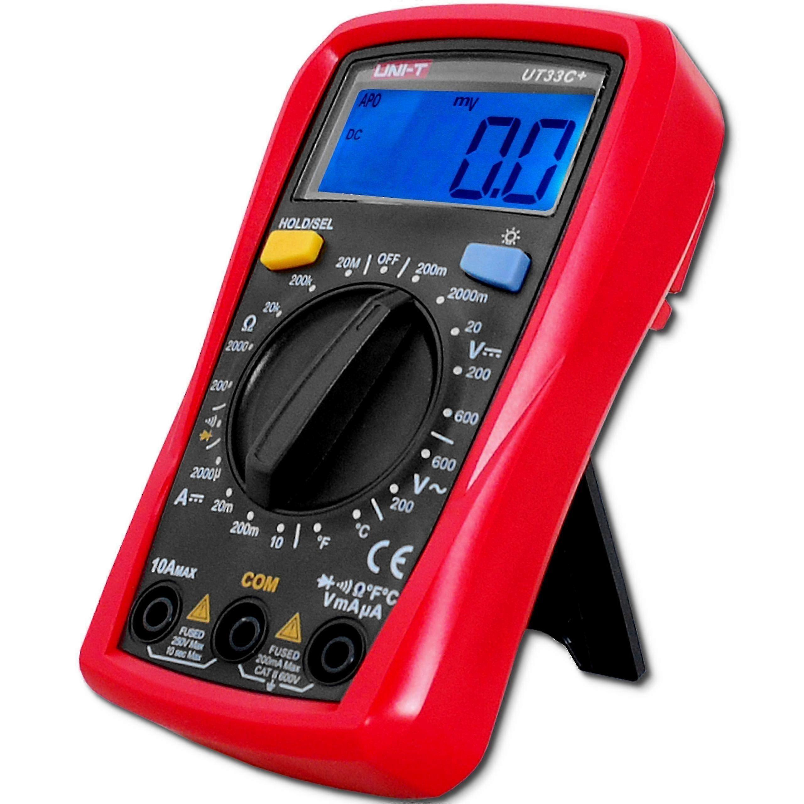 Uni T Ut33c+ Handheld Digital Multimeter 1999 Counts Professional Ammeter Ohmmeter Voltmeter