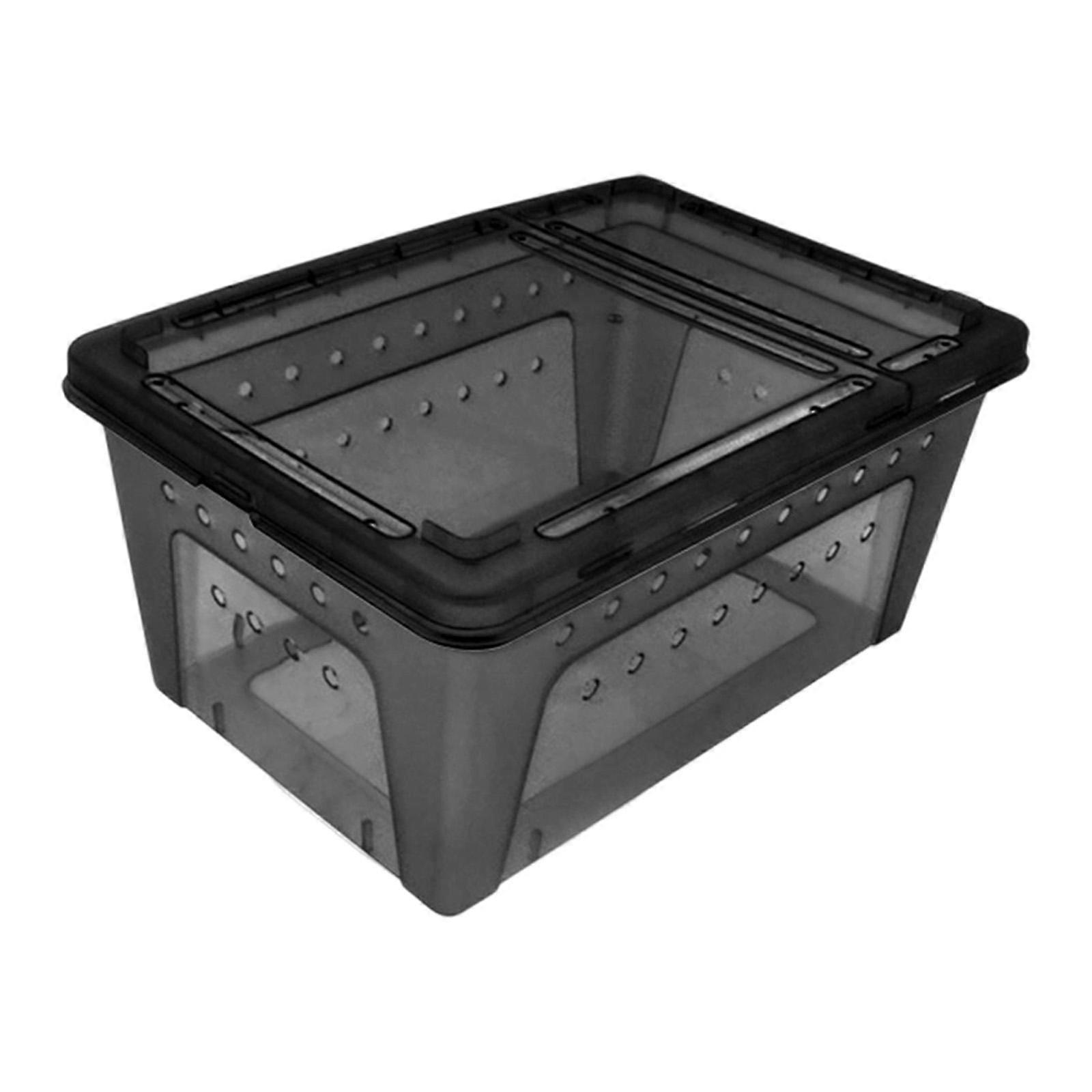 Reptile Terrarium Enclosure Tortoise Terrarium Stackable Container Turtle Tank