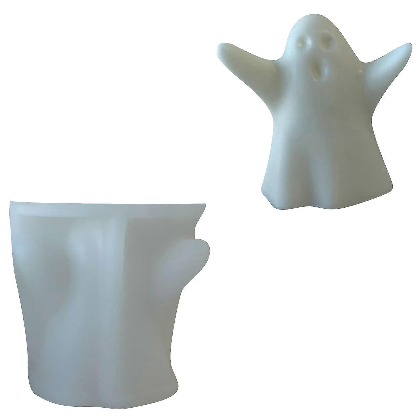 Specter Silicone Molds Epoxy Resin Mold DIY Scented Candle Mold Table Ornament Making Tool for Making Craft Supplies Multicolor