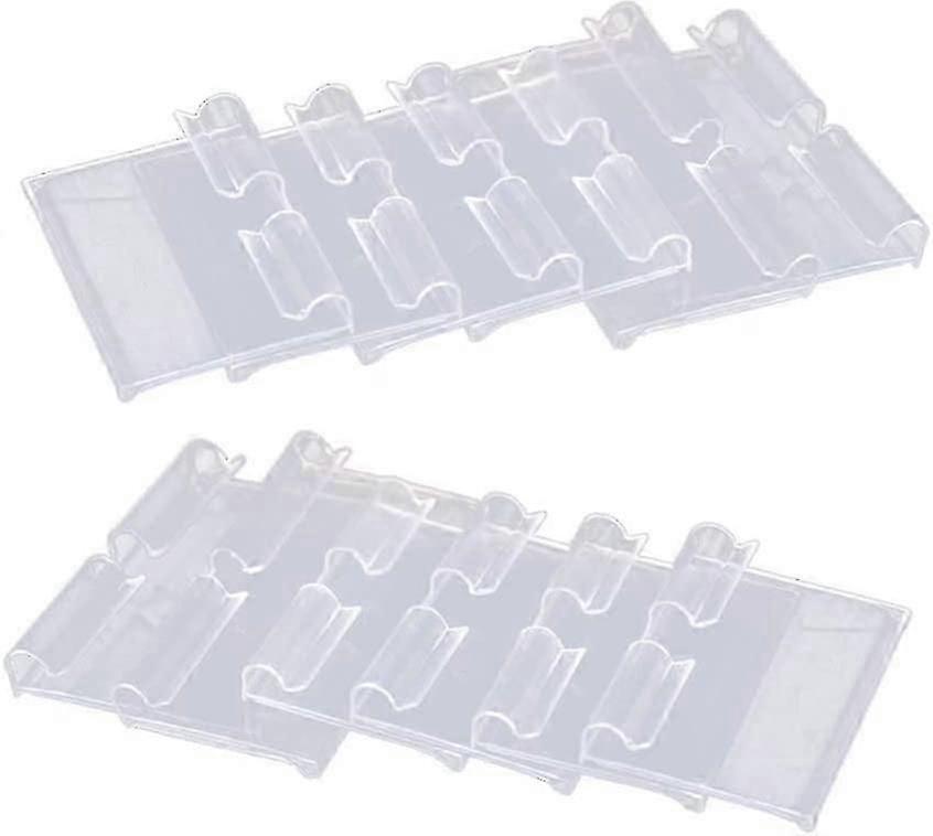 pvc price tag clip durable retail price card bracket shelf display clip 30 pieces