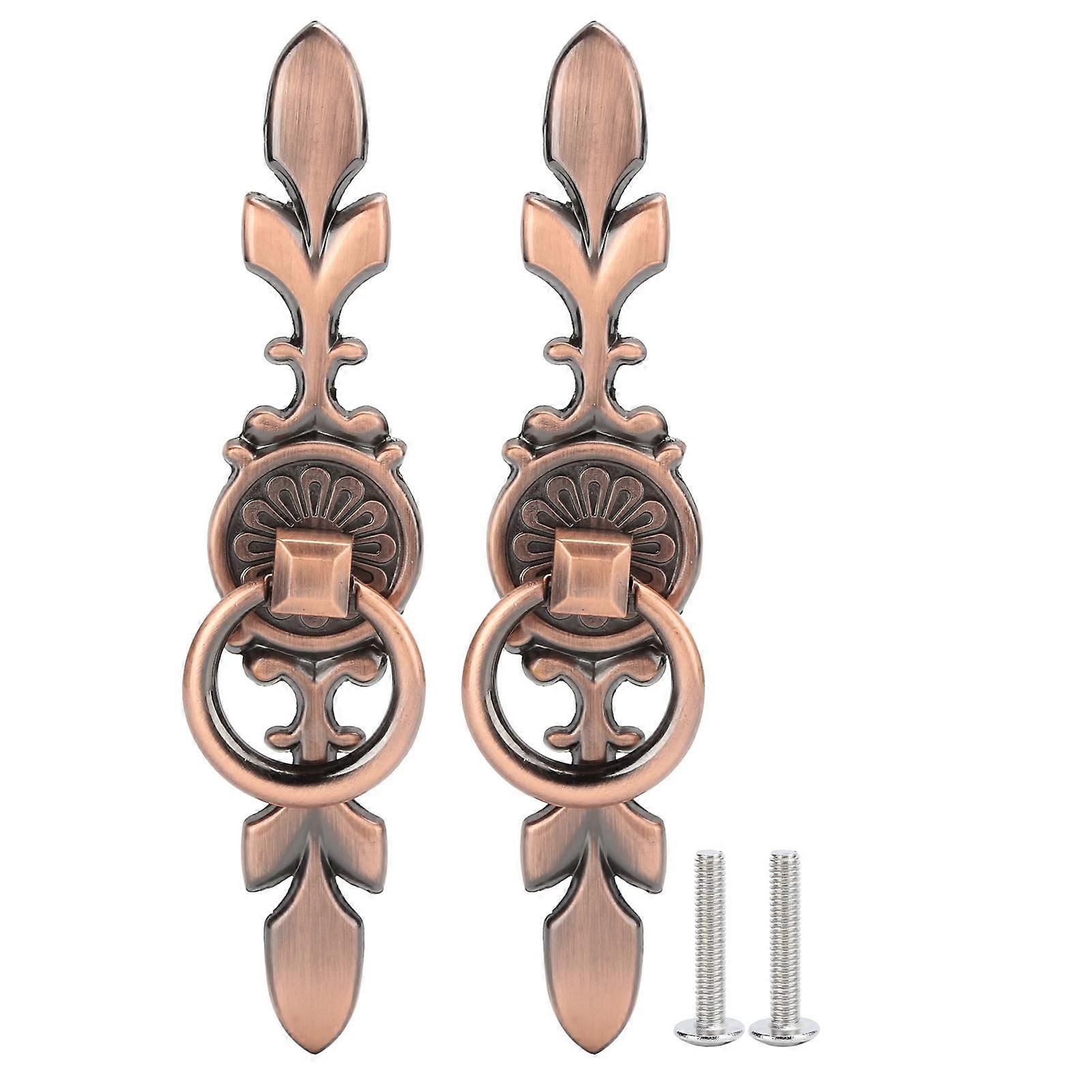 2 Sets Ring Pull Round Single Hole Handles Knob for Kitchen Cabinet Cupboard Door Drawer231 Large