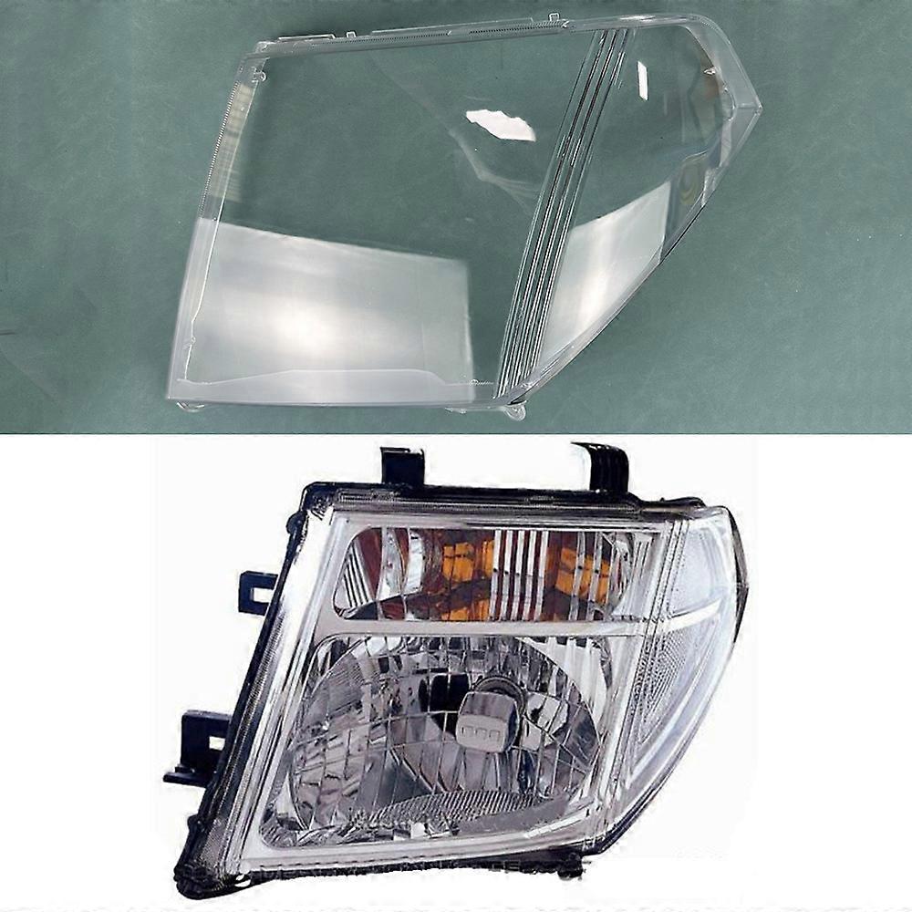 For Nissan Navara D40 2005-2013 Headlight Cover Transparent Headlamp Shell Lamp Shade Lens Replace Original Lampshade Plexiglass