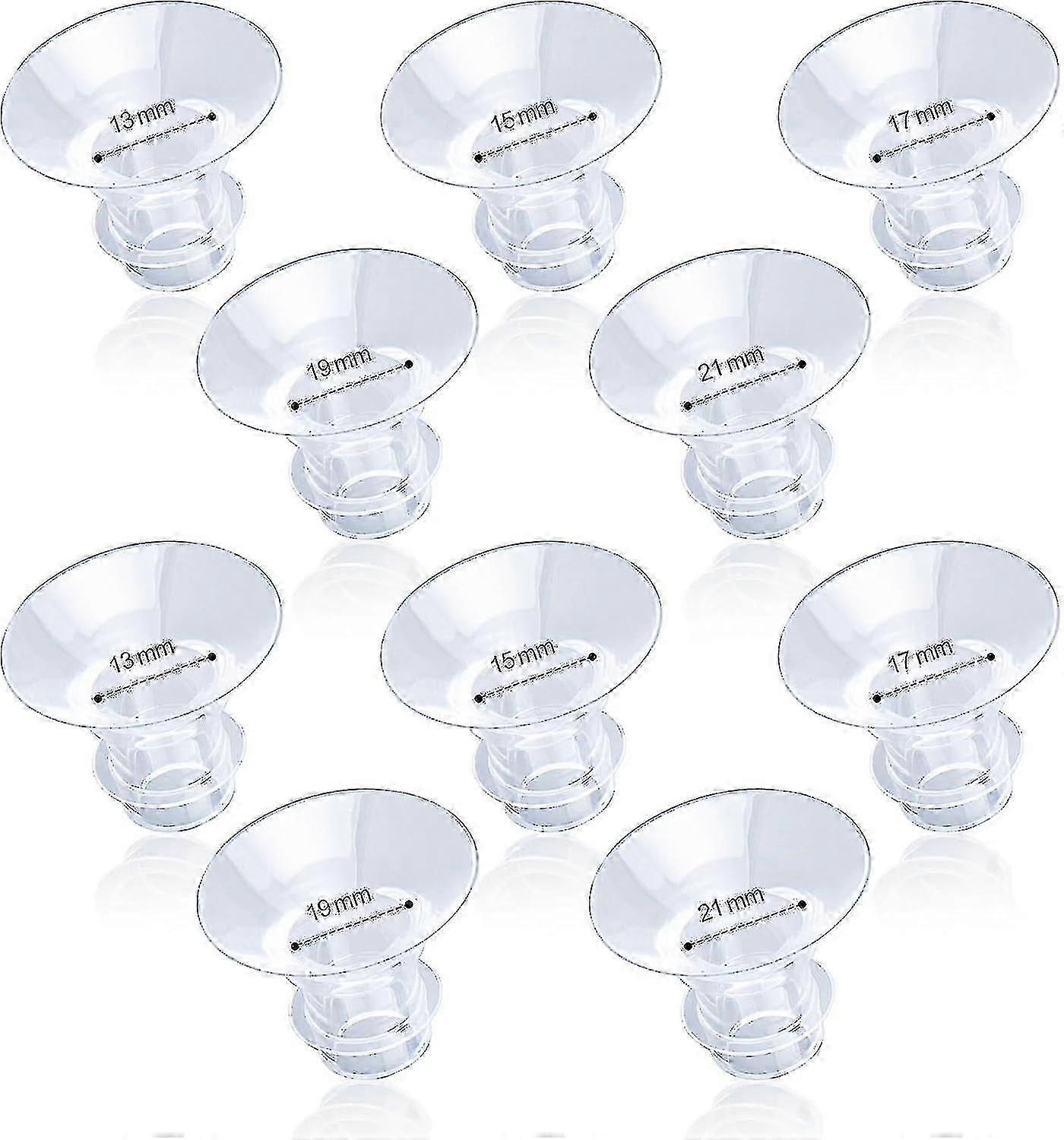 10 قطع من حشوات شفة السيليكون 13-21 مم لمضخات Medela/Spectra