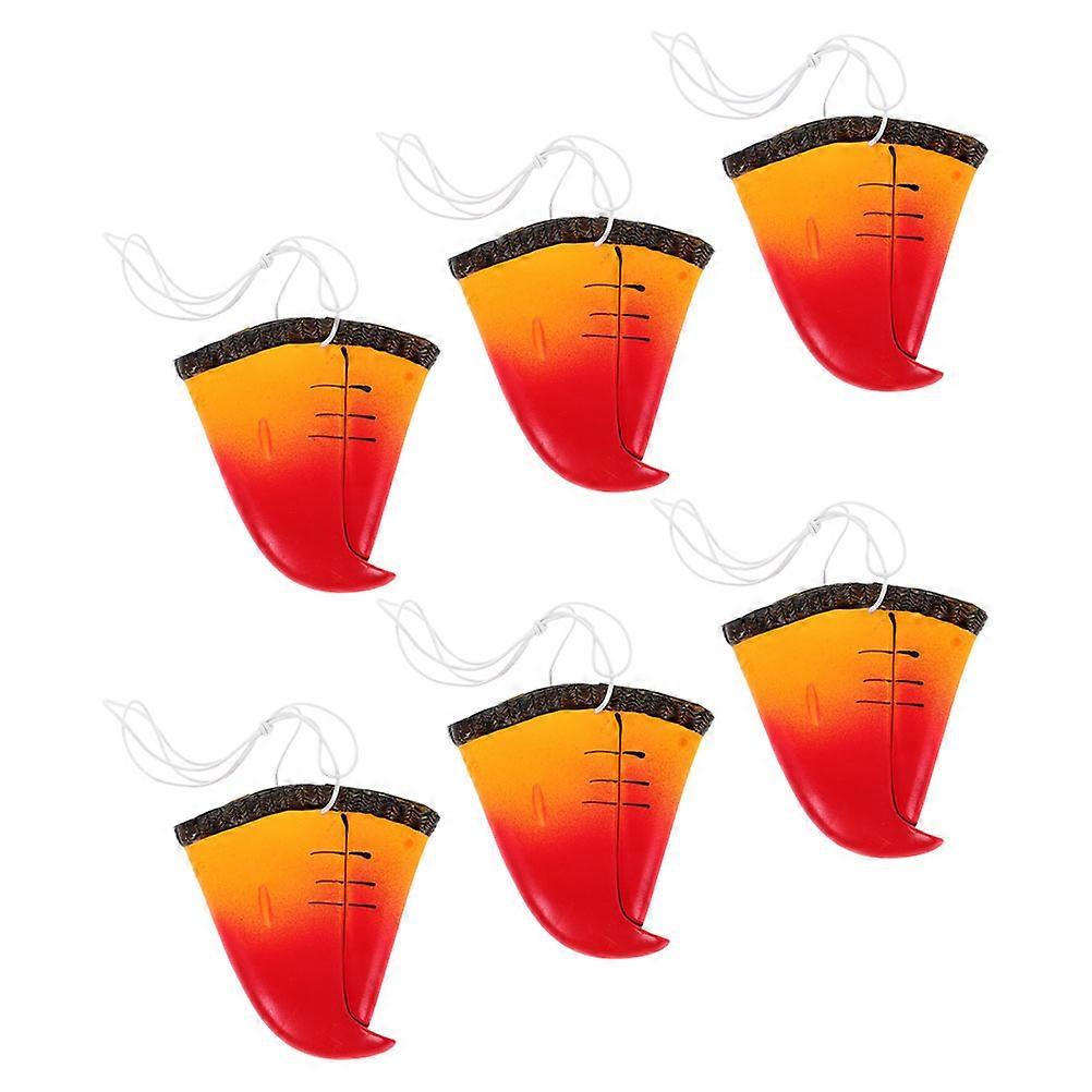 Parrot Nose Props Realistic Bird Costume Nose for Party 6Pcs Pack