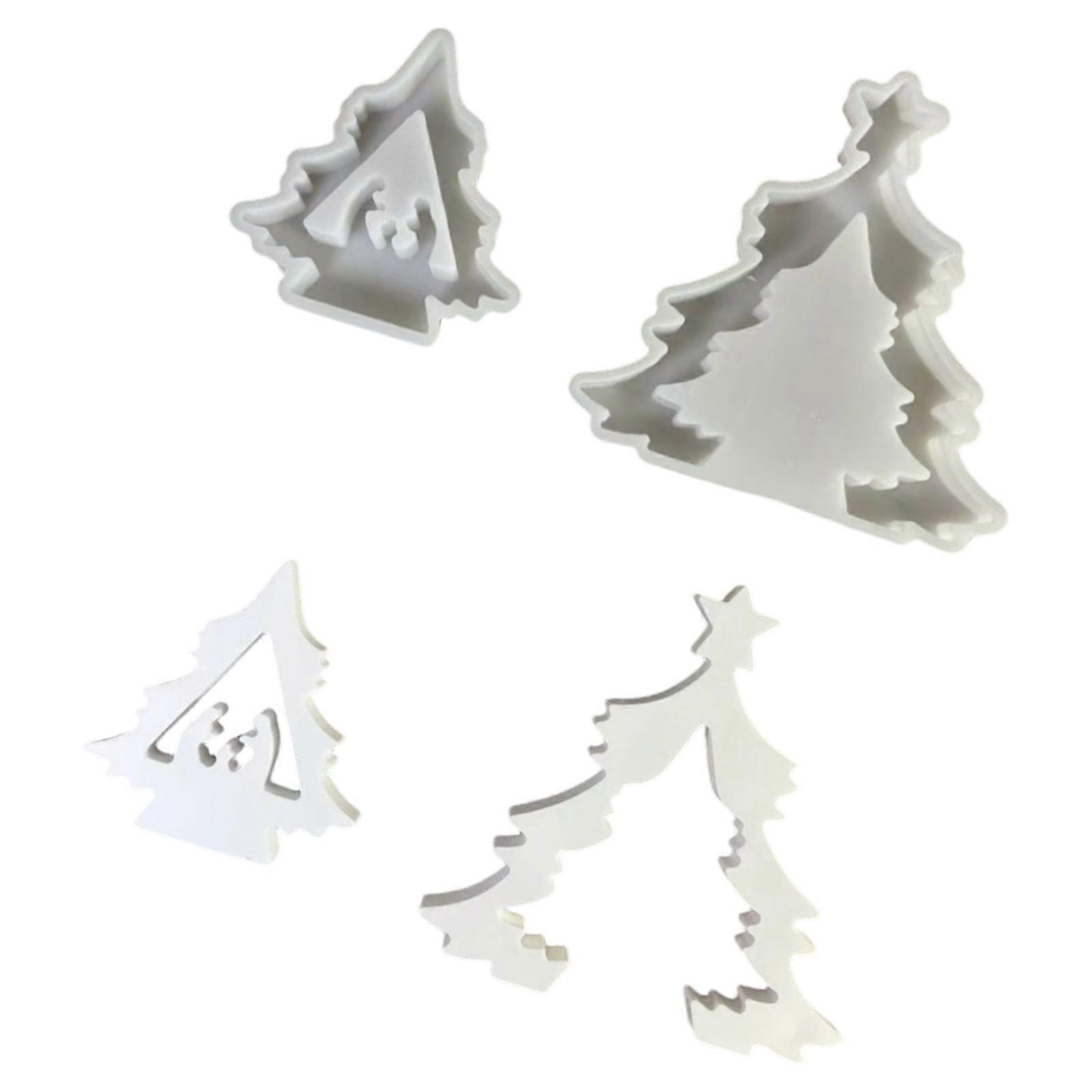 Nativity Candle Mold for Candle Making Nativity Scene Epoxy Casting Resin Mould for Diys Craft Table Ornament Home Decors Multicolor