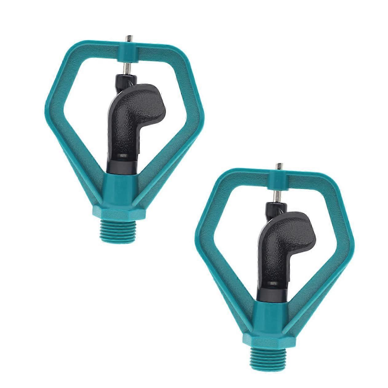 Garden Irrigation Sprinkler 2 Pack Automatic Sprinkler Head Replacement for Garden System Universal Fit