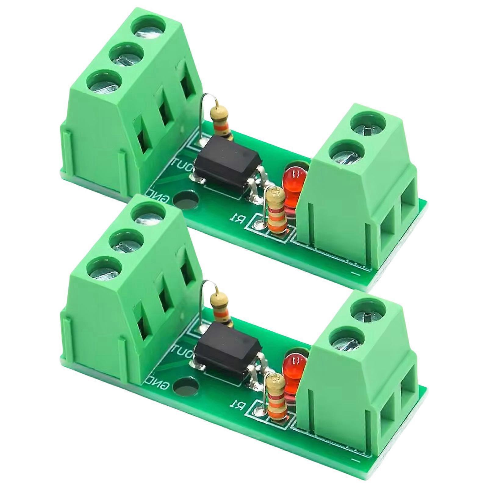 Single Channel Optocoupler Isolation Board DC3V-5V/12V/24V Highly Speed 5KHz Triggering For Power Circuit Isolation Multicolor