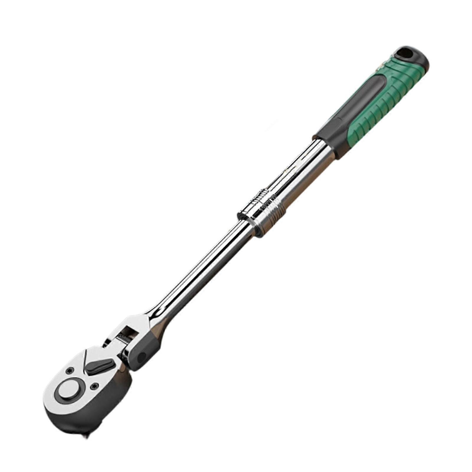 Ratchet Wrench 72 Teeth Retractable Head Heavy Duty Tool Suitable For Automotive And Home Garage Use Tight Space Access Multicolor