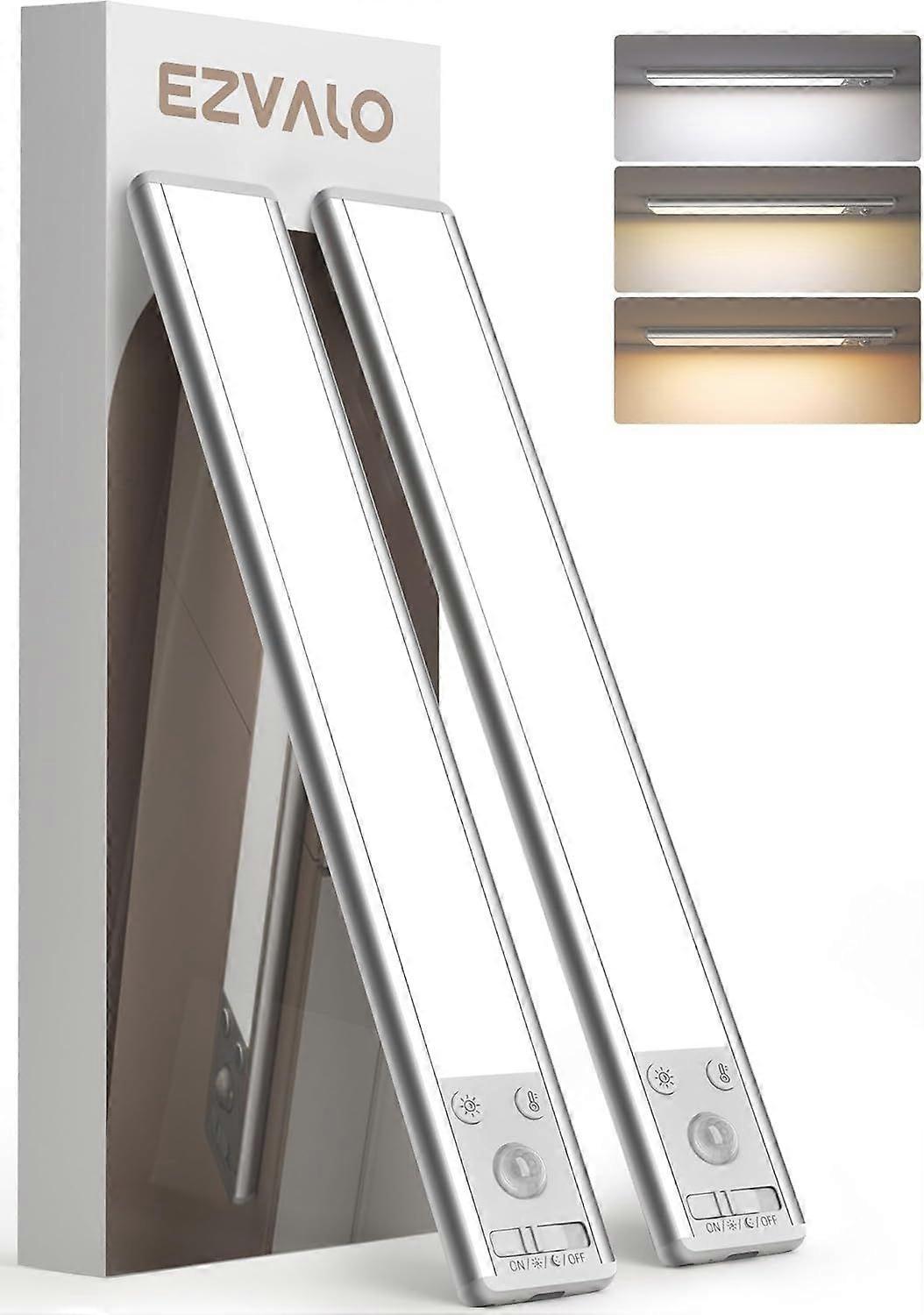 8" Under Cabinet Lighting, 2400mAh USB-C Rechargeable Motion Sensor Light, 3