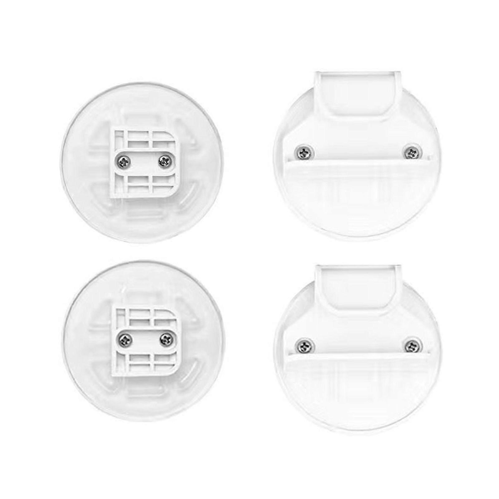 1 Set Baby Gate Replacement Component Wall Mounting Base Board with Hook Screws for Enhancing Child And Pet Safety  White