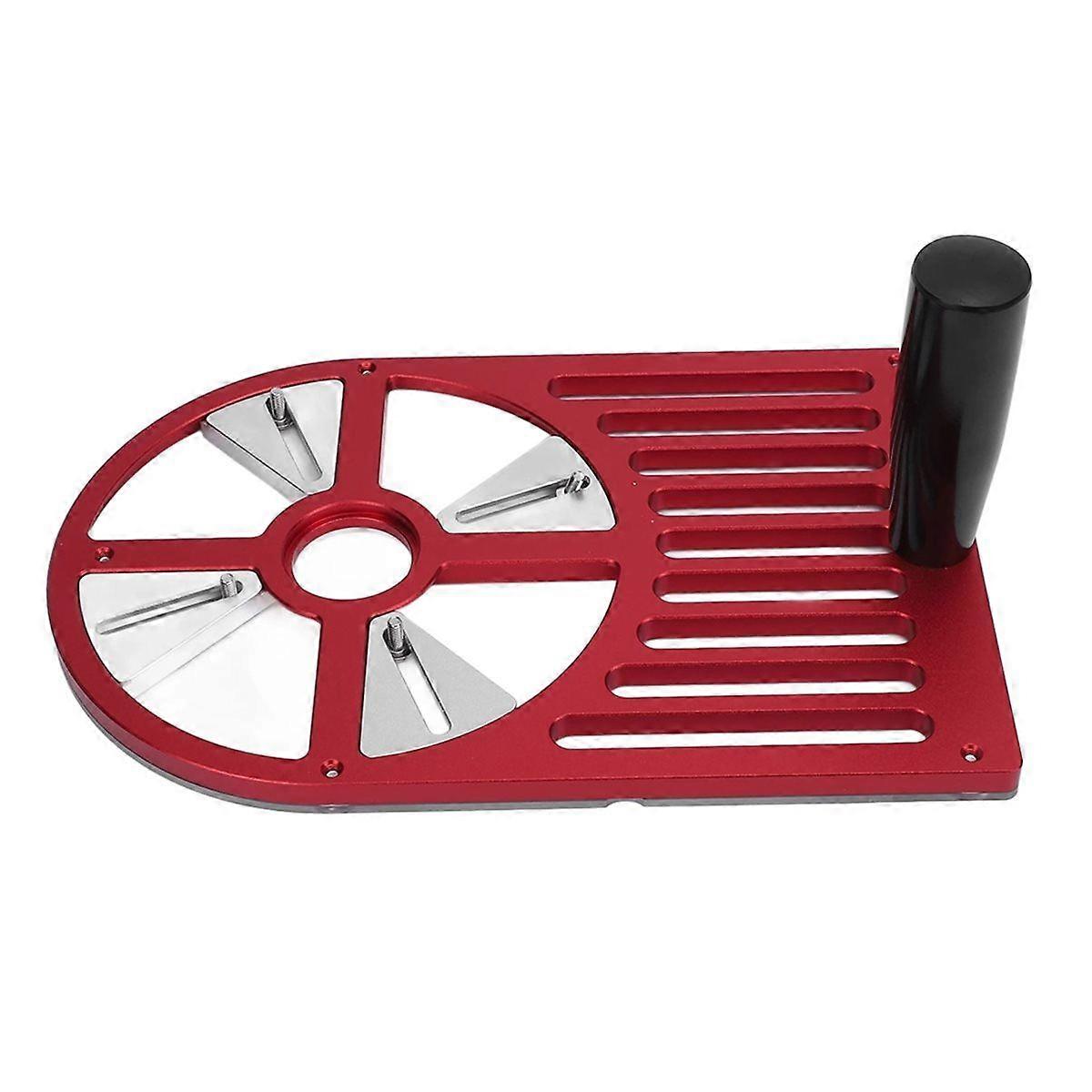 Router Bottom Plate Trimming Machine Base Plate Adjustable Workbench Base for 65 to 132mm Diameter