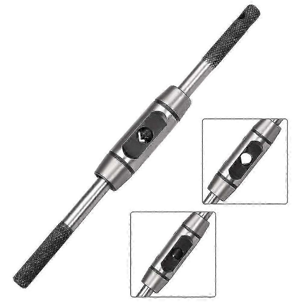 Adjustable Tap Wrench Handle, For Metric M1-m8 Taps, Tap Reamer Tapping Hand Tool, Die-casting Body (haoyi
