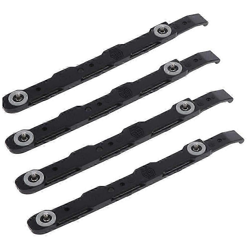 4 Pack Chassis Hard Drive Mounting Rails Chassis Hard Drive Rails for 3.5inch HDD Bracket,Black