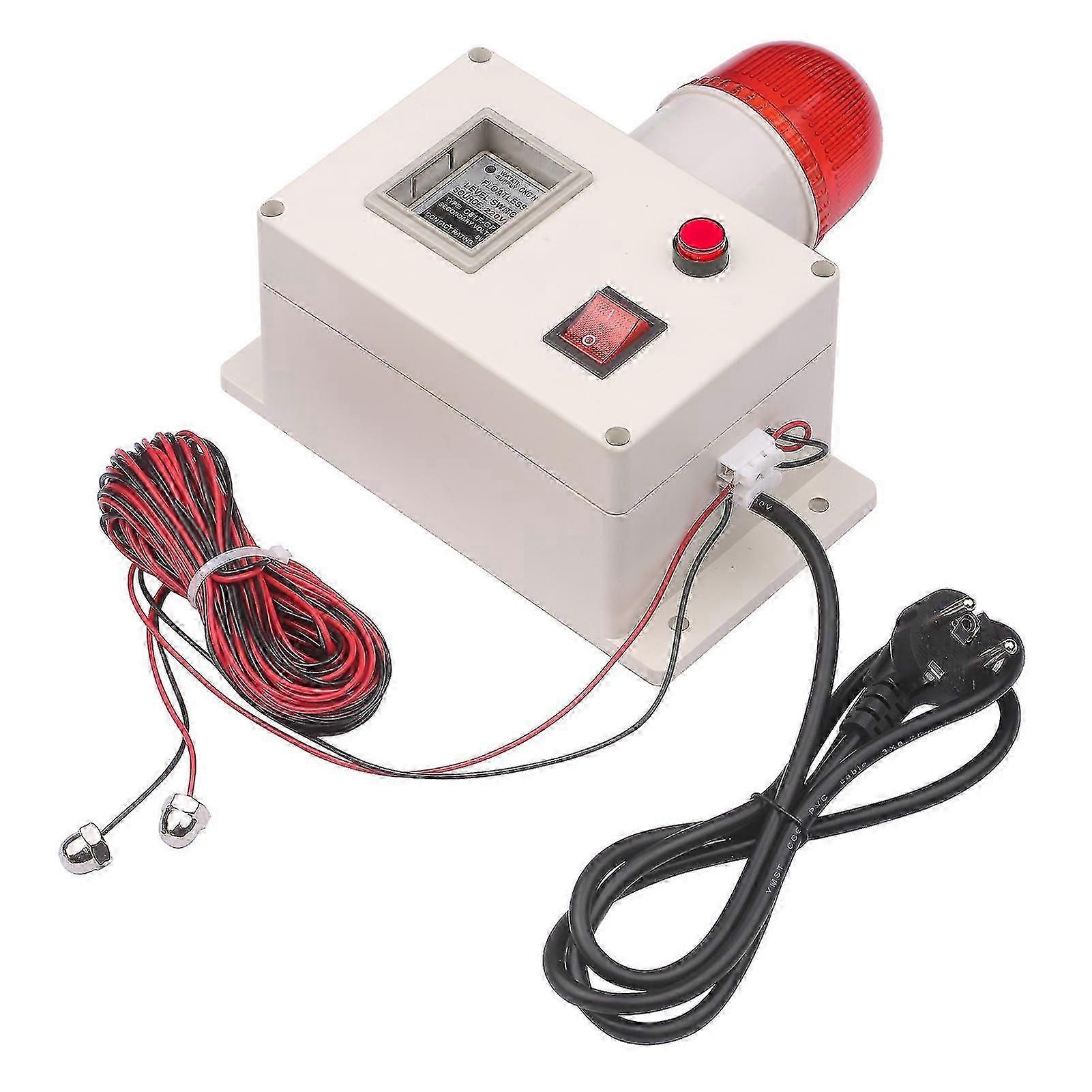 Water Level Indicator Alarm Water Level Alarm Sensor Waterline Indicating Alarm Low Or High Water Level Sensor Alarm With Silencer Switch
