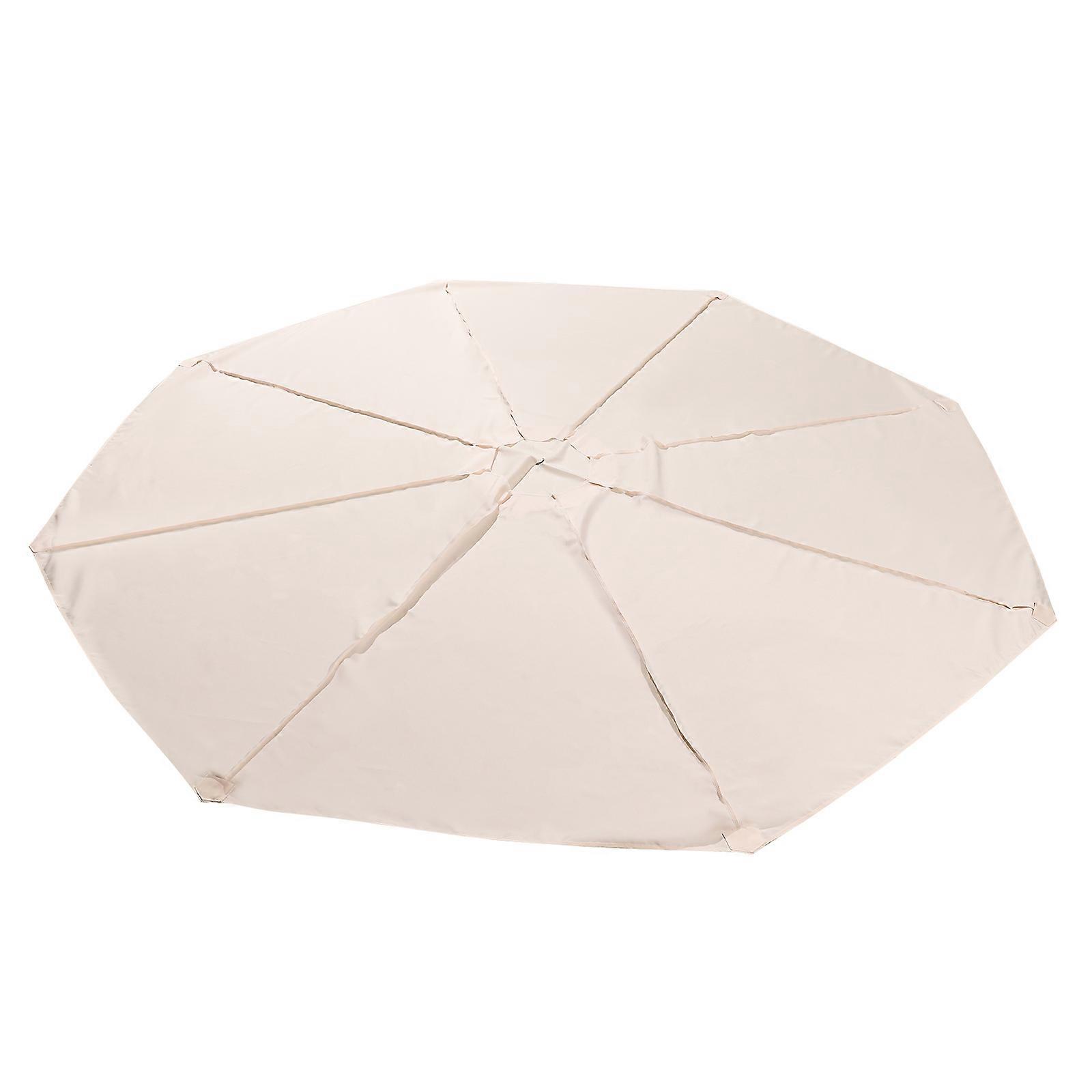 مظلة شاطئ كابيلوك للحماية من الأشعة فوق البنفسجية مظلة مظلة مظلة خارجية بدون حامل مظلة (بيج)