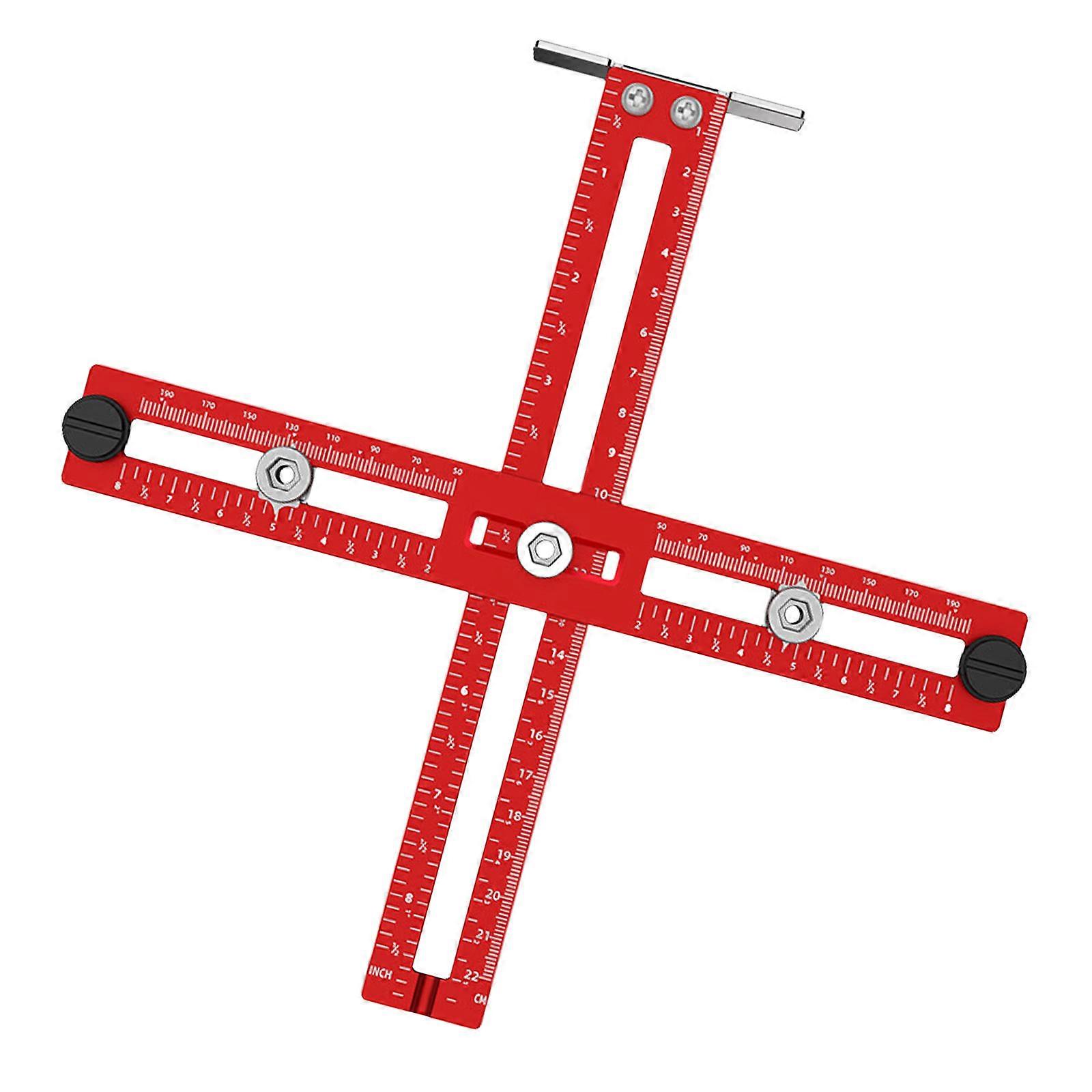 Cabinets Hardware Installation Positioning Furniture Mounting Drill Locators, Drill Guide Tool for Woodworkers Aluminum Multicolor