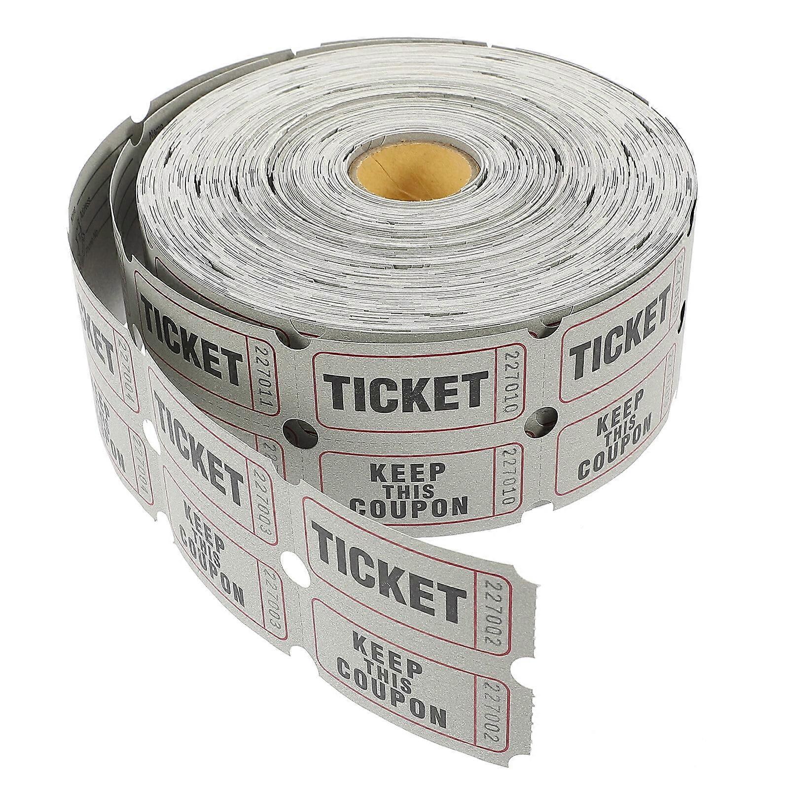 1 Roll of Raffle Event Ticket Activity Coupon Amusement Park Entry Ticket Multi-functional Ticket Supply