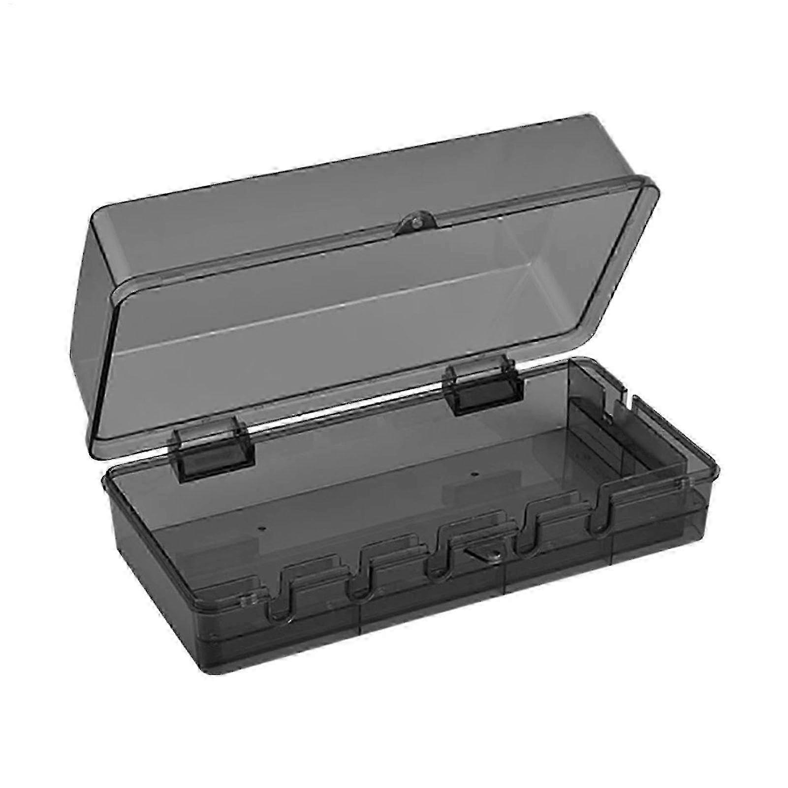 m Waterproof Extension Box for Outdoor Use, Large Black Electrical Connection Box with Padlock, Water Resistant Cord Protector