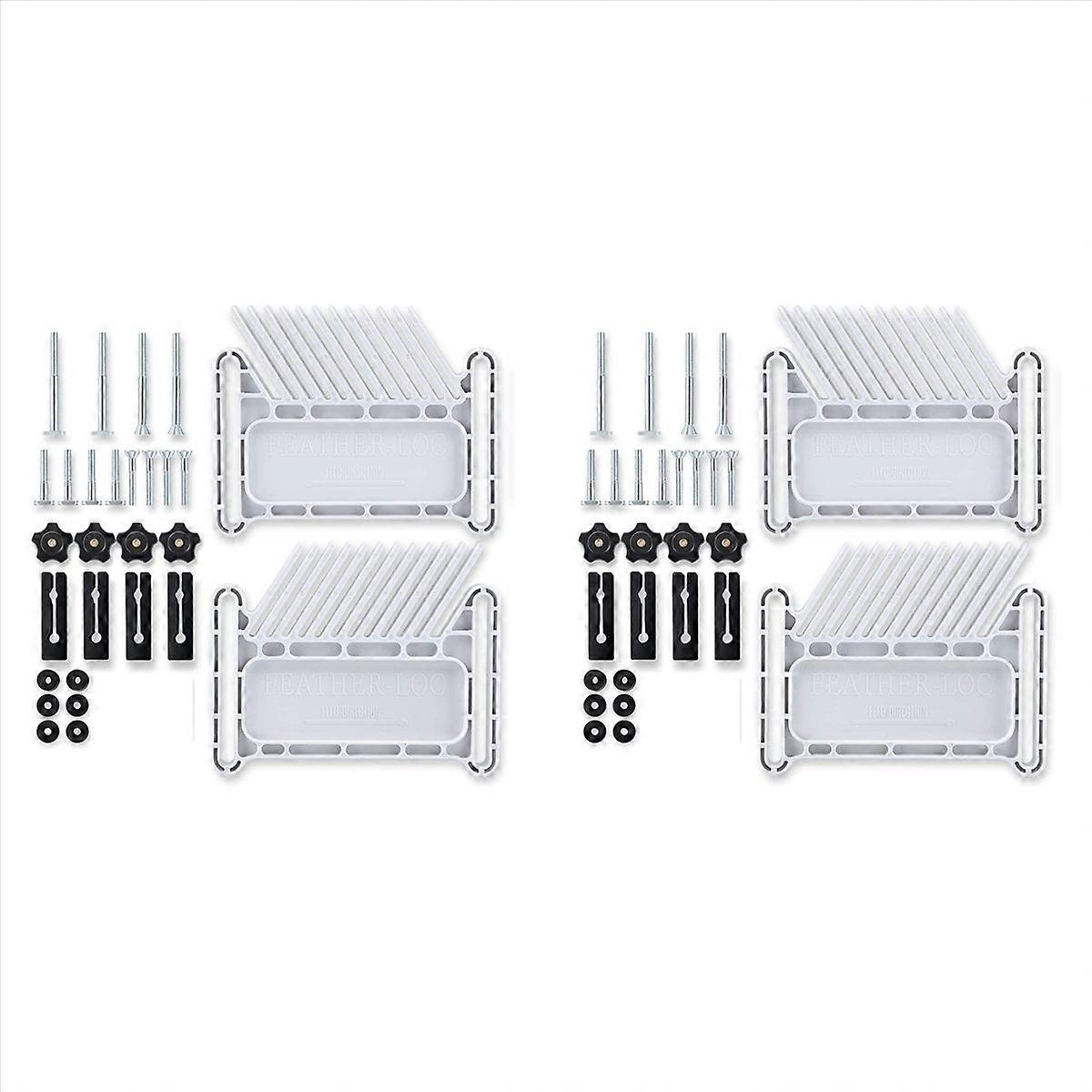 2X Upgraded Featherboard Safety Device Stackable Board Fits Most Standard , T-Slots, T-Rails on Tabl