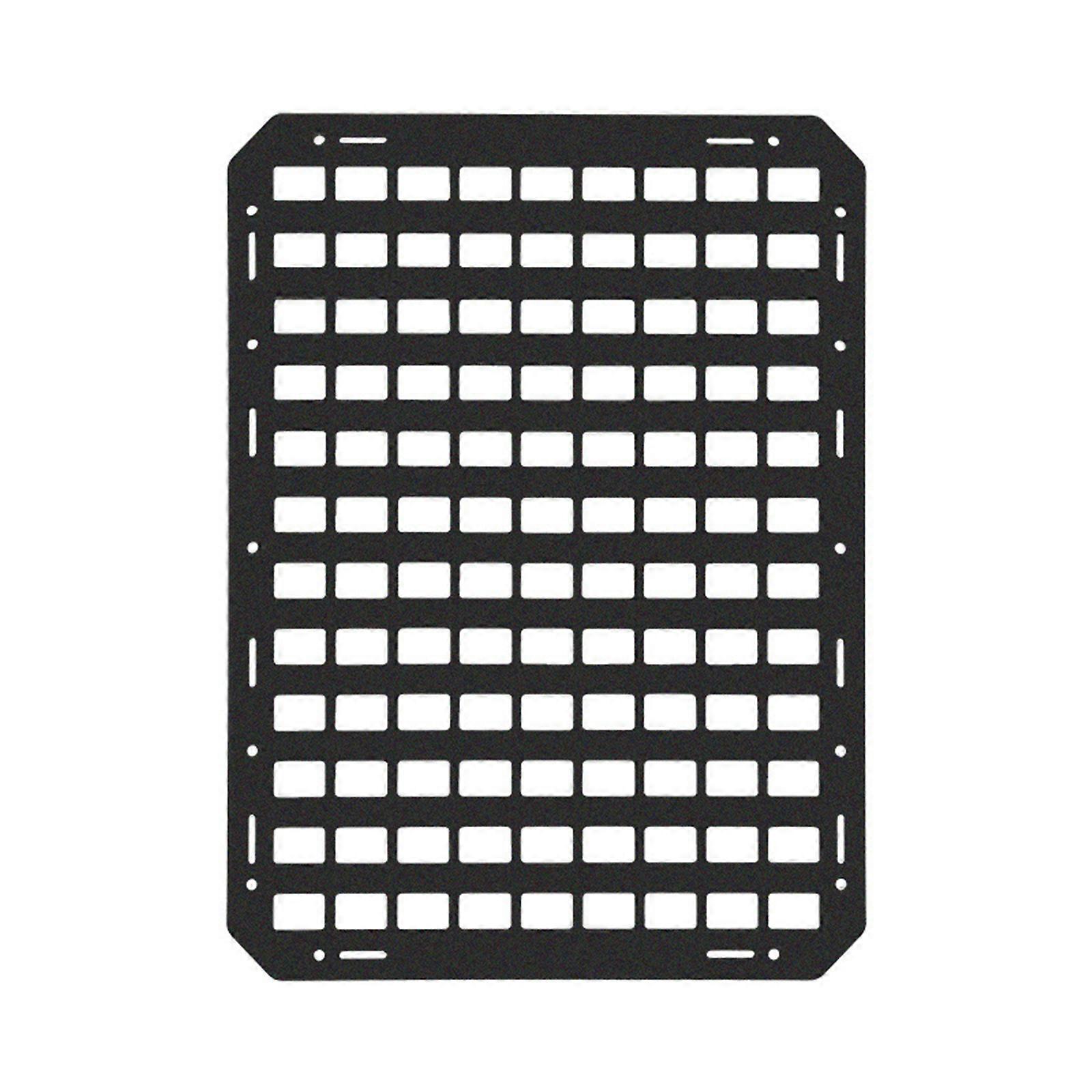 Tactically Seat Back Organizers Rigid Molles Panel for Vehicles Universal Trucks Mount Panel Modular Storage Panel Multicolor