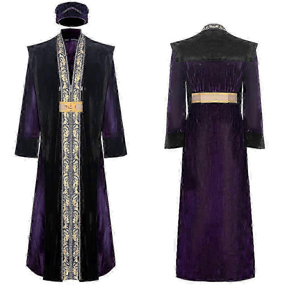 دمبلدوري تأثيري زي رداء الكبار معطف حزام قبعة ماجيك الرجال عصا أزياء هالوين كرنفال حزب تمويه بدلة لعب الأدوار