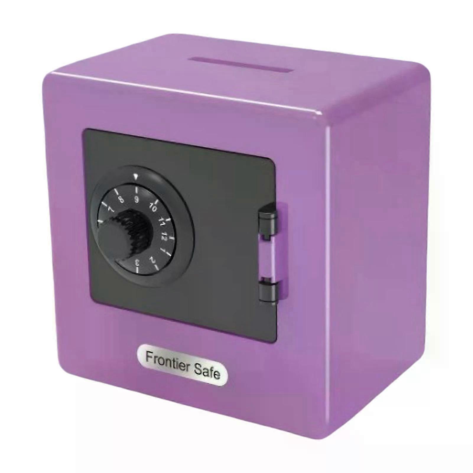 Mini Bank Money Box Retro Atm Rotating Password Cash Coins Saving Box Bank Safe Box Christmas Gift Automatic Deposit Banknote