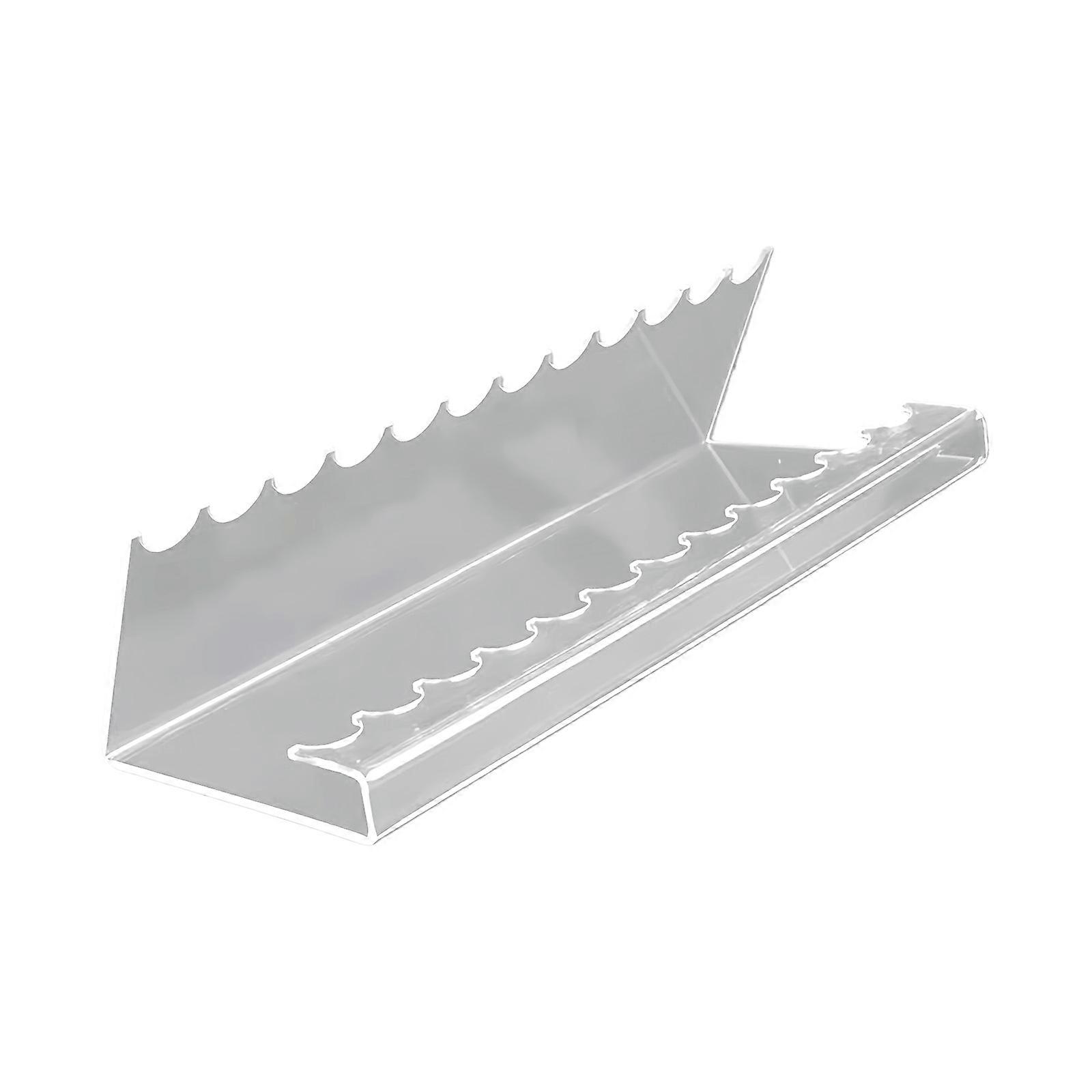 Clear Acrylic Pen Display Stand Multifunctional Fountain Pen Organiser Display Rack for Pens Paint Brushes Makeup Tools Multicolor