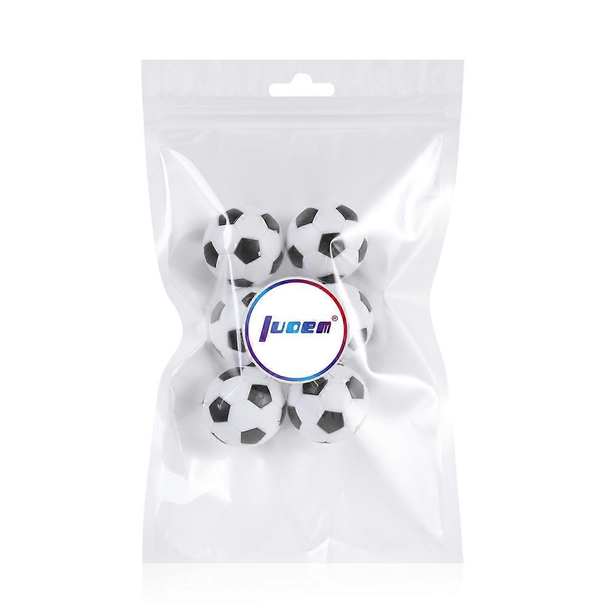 Table Football Mini Ball Black and White for Table Decor 2Pcs