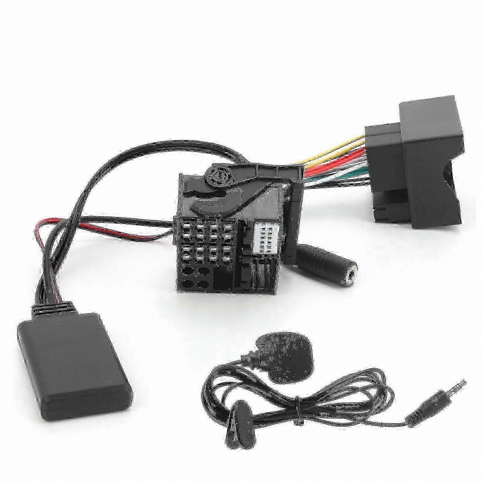 Bluetooth 5.0 Audio Adapter with Microphone and 59.1in AUX Cable for  E60 E63 E64 E65 E66 E87 Models