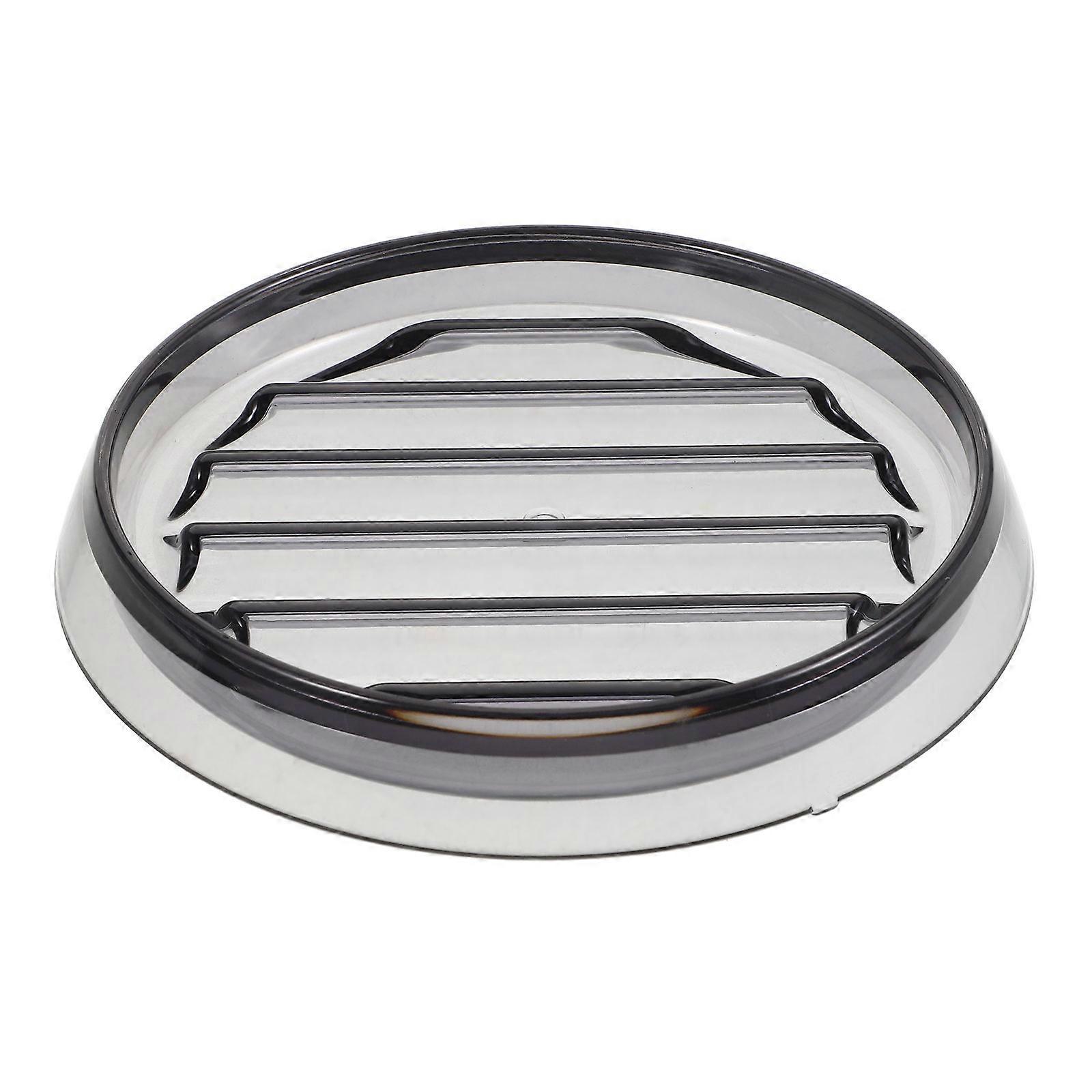 Round Pitcher Saucer with Nonslip Bottom Made from Sturdy PP Material for Home Use Grey