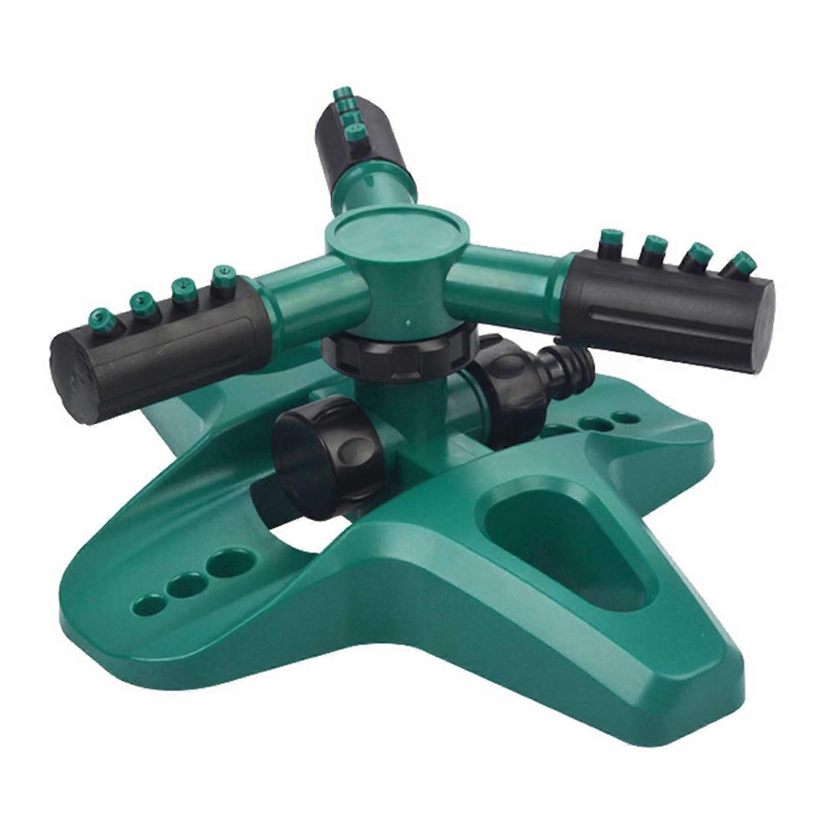 Garden Sprinkler 360° Rotation Adjustable Spray Automatic Rotating Lawn Watering Tool 1 Pc