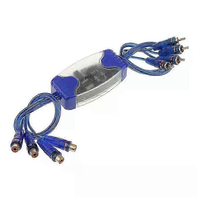 Universal Noise Sound Eliminator 4 Channel Rca Ground Loop Isolator Noise Filters For Car Audio Radio Home Stereo System